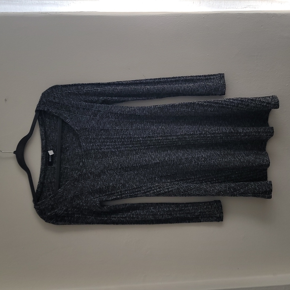 Grey knit dress